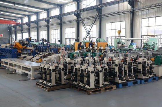 ZY20 HF 용접 관 분쇄기 기계 Φ10-26mm 둥근 강관 0.4-1.5mm 100kW 고체 라인