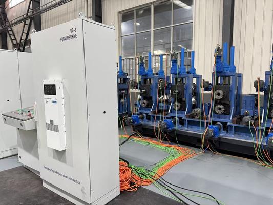 나는 것은 관을 2 인치 강철 둥근 관 단면도 관 기계를 형성하는 보았습니다