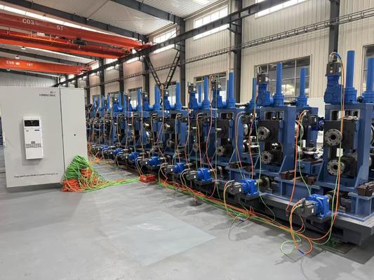 ZY20 HF 용접 관 분쇄기 기계 Φ10-26mm 둥근 강관 0.4-1.5mm 100kW 고체 라인