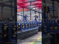 가스 및 물 파이프 생산 라인: 120m/min ERW 밀 전통적인 기계에 비해 35% 에너지 절감